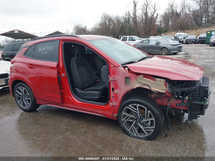 2022 HYUNDAI KONA N LINE - KM8K33A35NU837381