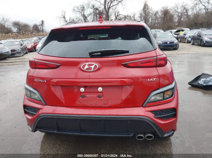 2022 HYUNDAI KONA N LINE - KM8K33A35NU837381