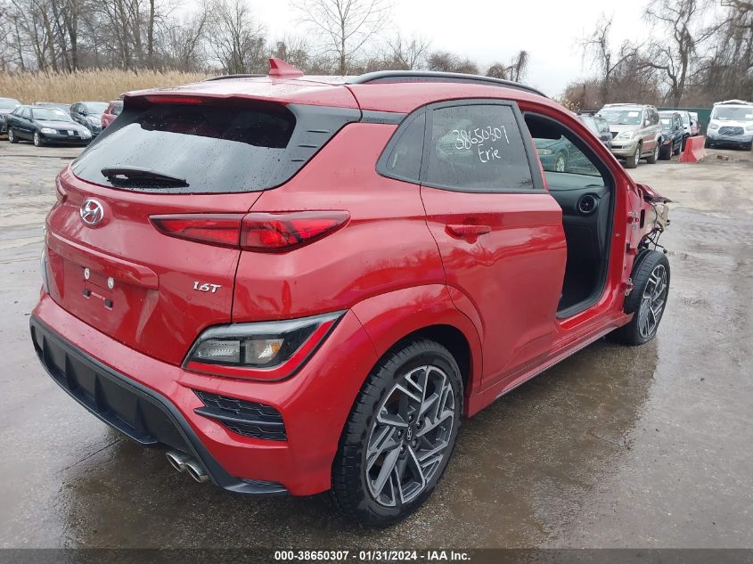 2022 HYUNDAI KONA N LINE - KM8K33A35NU837381