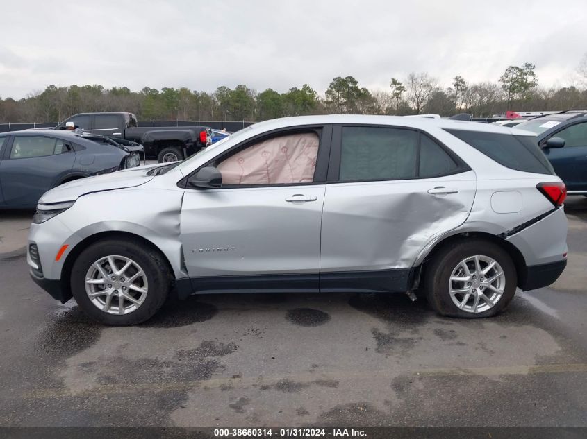 2022 CHEVROLET EQUINOX LS - 3GNAXHEV4NS158657