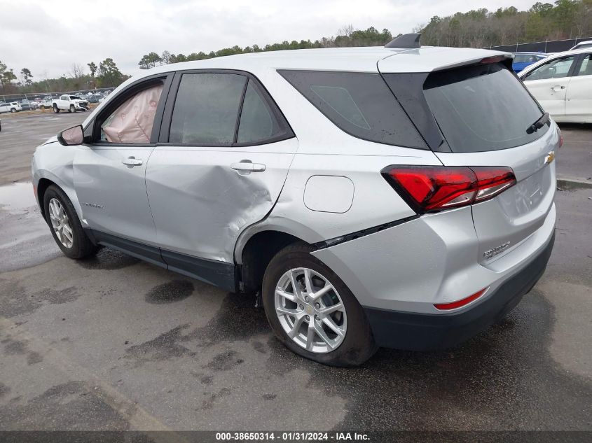 2022 CHEVROLET EQUINOX LS - 3GNAXHEV4NS158657