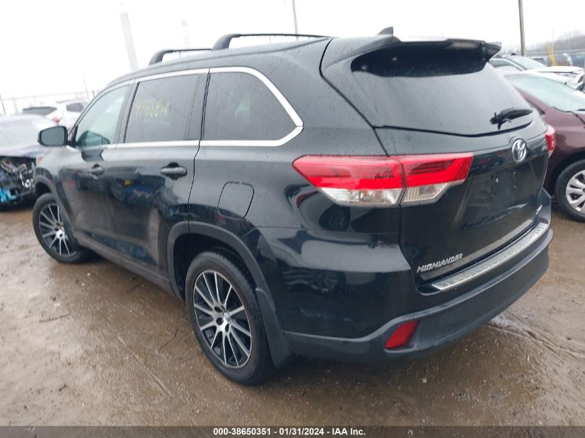 2018 TOYOTA HIGHLANDER SE - 5TDJZRFH0JS864041