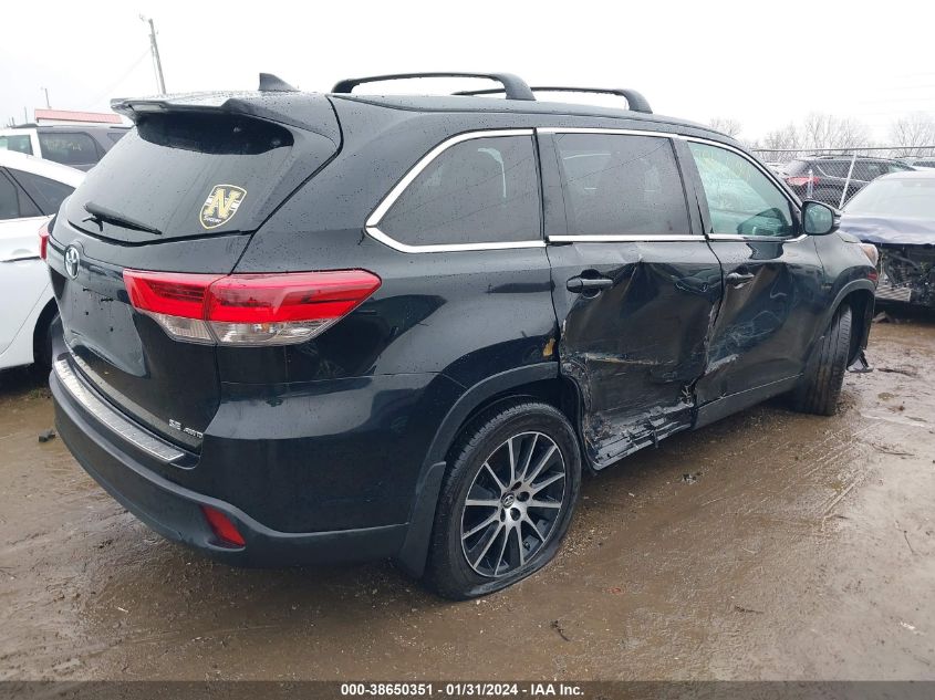 2018 TOYOTA HIGHLANDER SE - 5TDJZRFH0JS864041