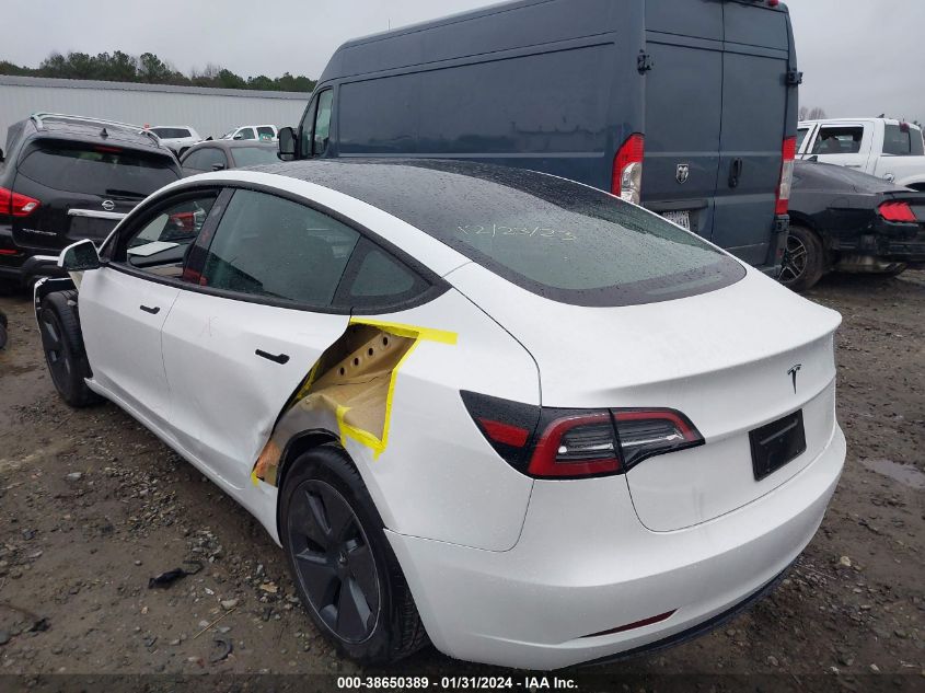 2023 TESLA MODEL 3 - 5YJ3E1EA2PF644696