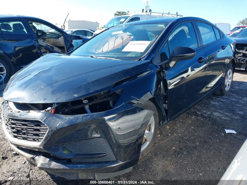 2017 CHEVROLET CRUZE LS AUTO - 1G1BC5SM2H7269383