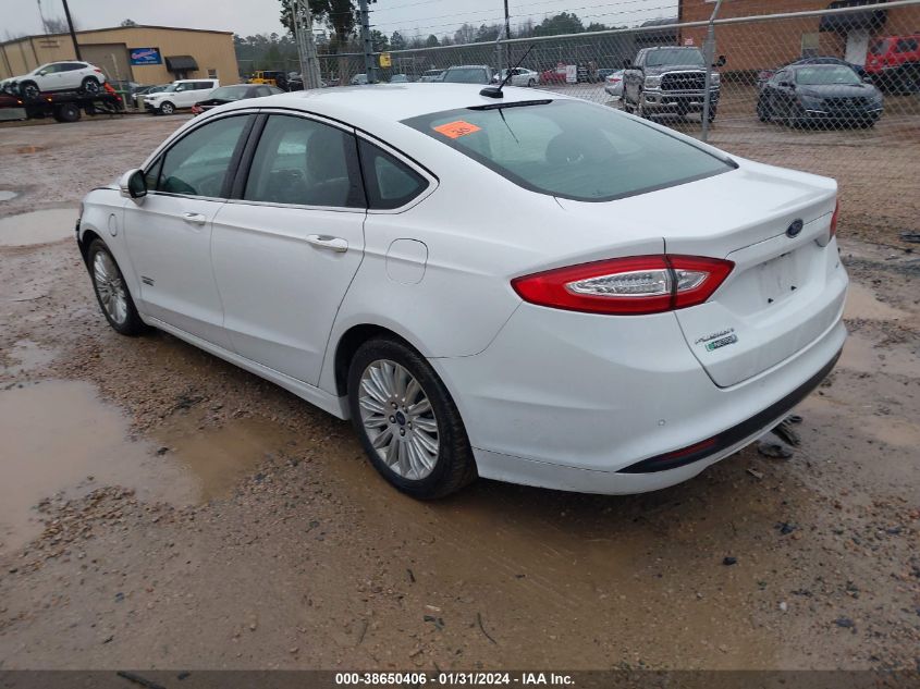 2015 FORD FUSION ENERGI SE LUXURY - 3FA6P0PU3FR265038