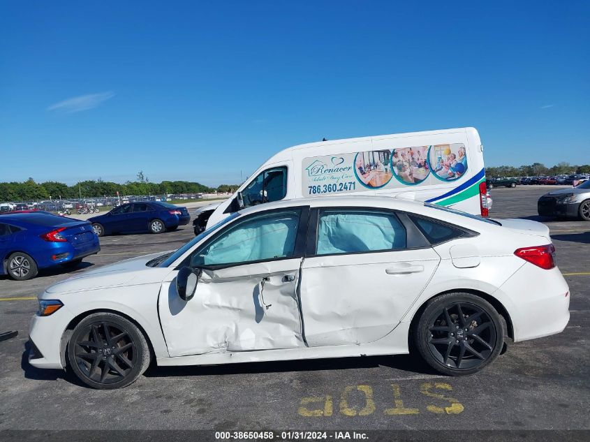 2022 HONDA CIVIC SPORT - 2HGFE2F52NH576302