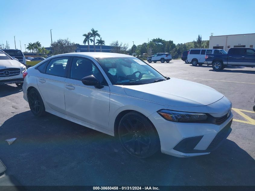 2022 HONDA CIVIC SPORT - 2HGFE2F52NH576302