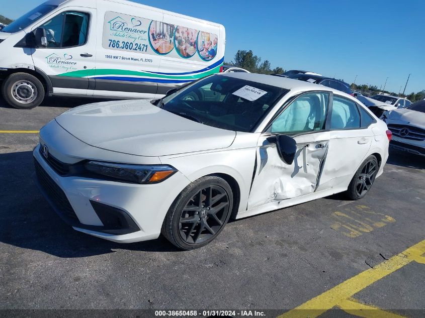 2022 HONDA CIVIC SPORT - 2HGFE2F52NH576302