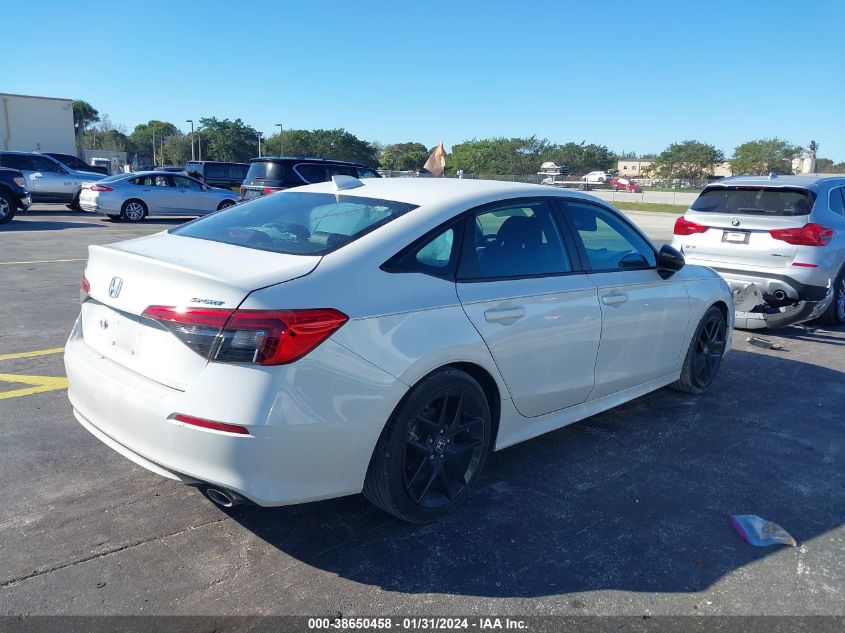 2022 HONDA CIVIC SPORT - 2HGFE2F52NH576302