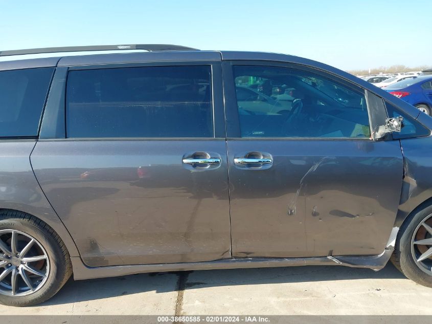 2013 TOYOTA SIENNA SE 8 PASSENGER - 5TDXK3DC7DS368113