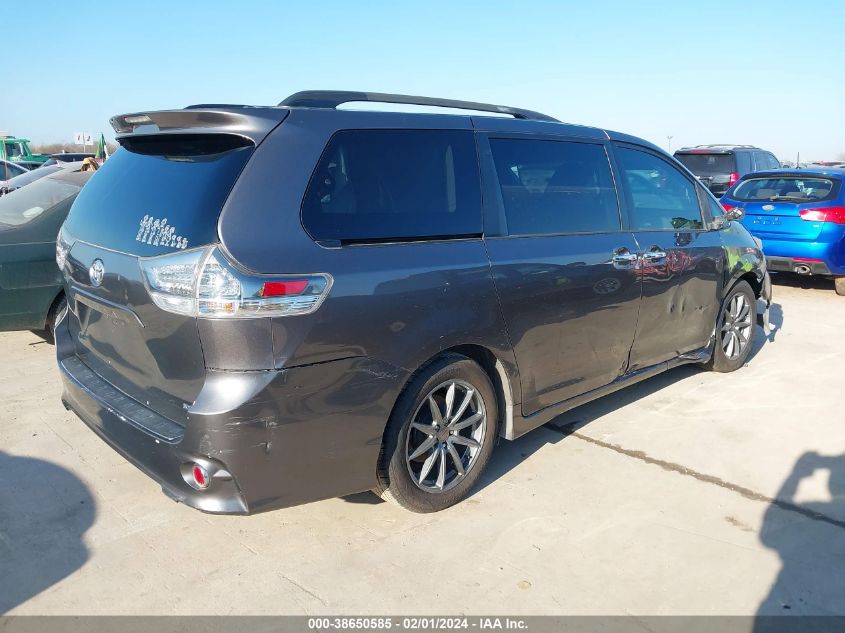2013 TOYOTA SIENNA SE 8 PASSENGER - 5TDXK3DC7DS368113