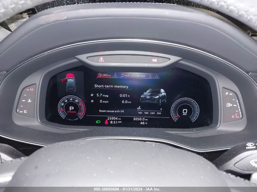 2020 AUDI Q7 PRESTIGE 55 TFSI QUATTRO TIPTRONIC - WA1VXBF78LD008081