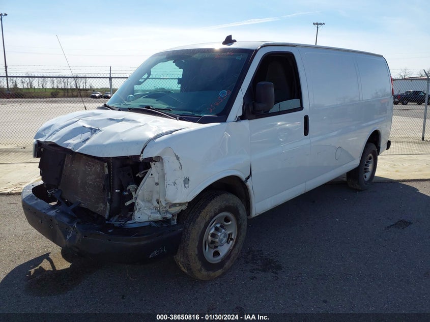VIN 1GCWGAFP9J1254530 2018 CHEVROLET EXPRESS 2500 WORK VAN