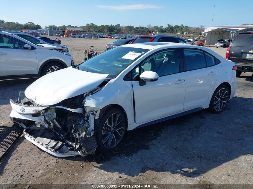 VIN 5YFP4RCE9LP012267 2020 TOYOTA COROLLA SE