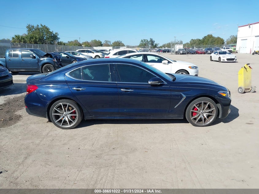 VIN KMTG54LE1KU030619 2019 GENESIS G70 3.3T ADVANCED
