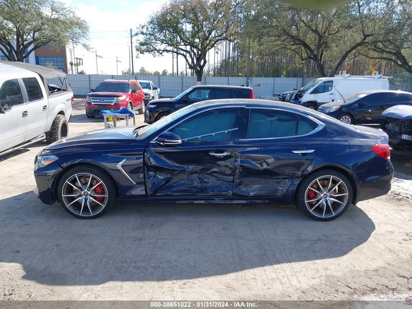 VIN KMTG54LE1KU030619 2019 GENESIS G70 3.3T ADVANCED