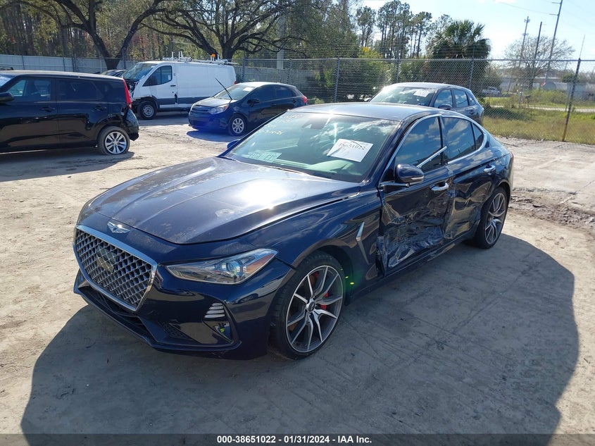 VIN KMTG54LE1KU030619 2019 GENESIS G70 3.3T ADVANCED