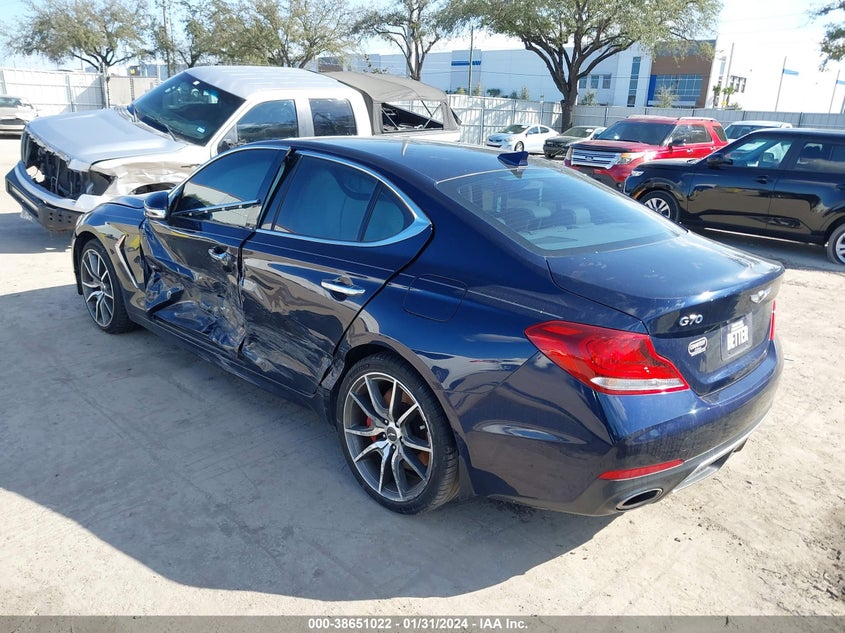 VIN KMTG54LE1KU030619 2019 GENESIS G70 3.3T ADVANCED
