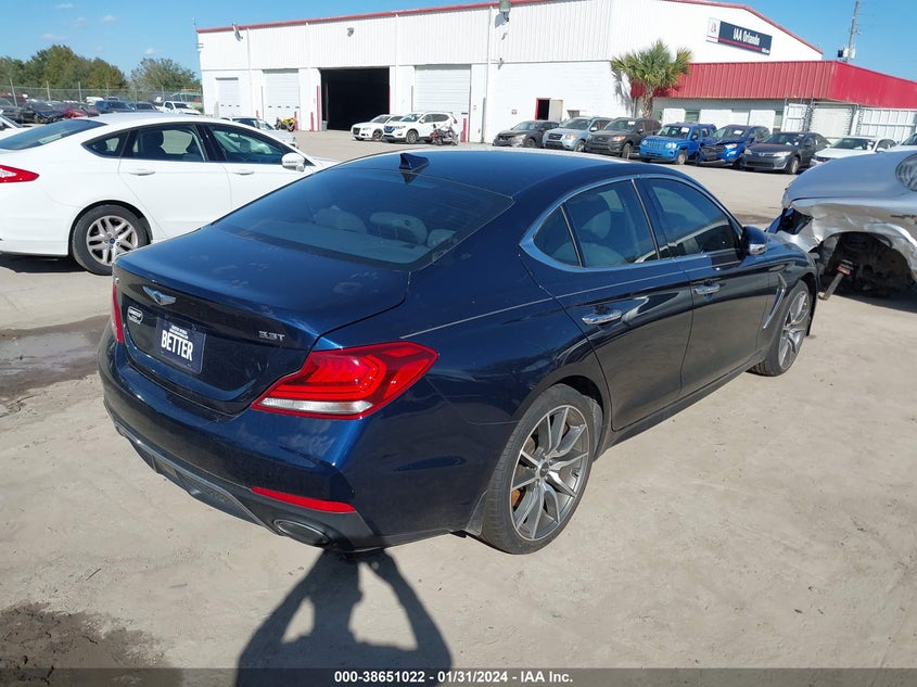 VIN KMTG54LE1KU030619 2019 GENESIS G70 3.3T ADVANCED