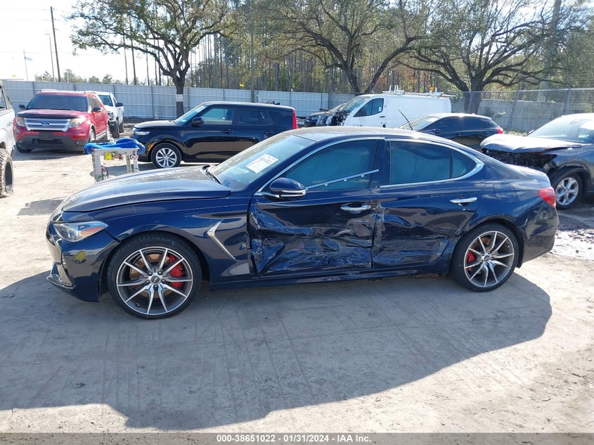 VIN KMTG54LE1KU030619 2019 GENESIS G70 3.3T ADVANCED