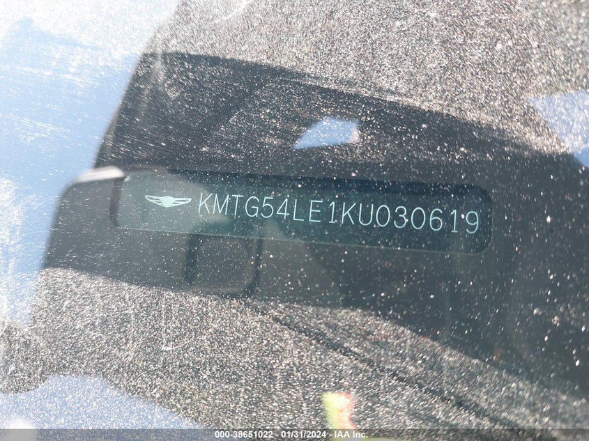 VIN KMTG54LE1KU030619 2019 GENESIS G70 3.3T ADVANCED