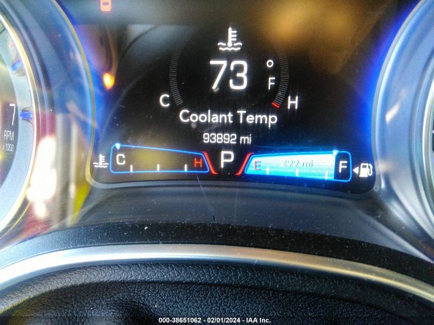 2016 CHRYSLER 300C - 2C3CCAEG1GH343281