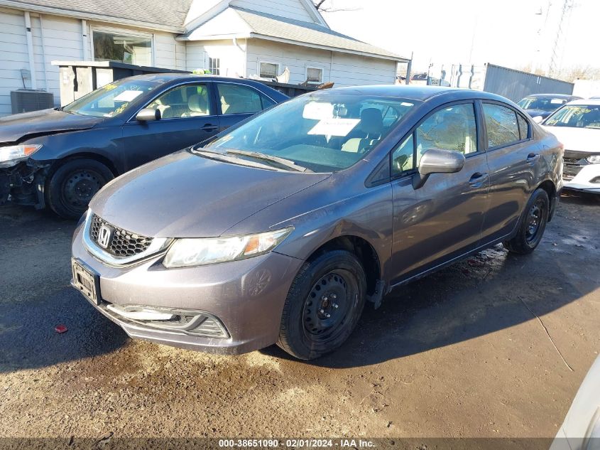 2015 HONDA CIVIC LX - 19XFB2F57FE233442