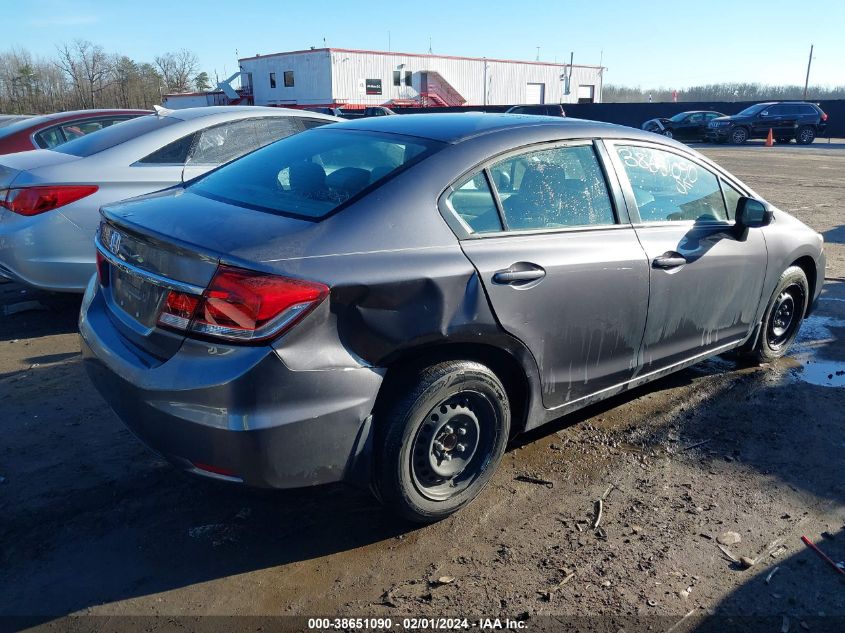 2015 HONDA CIVIC LX - 19XFB2F57FE233442