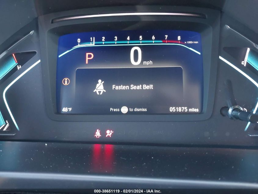 2020 HONDA ODYSSEY EX-L/EX-L W/NAVI   RES - 5FNRL6H76LB013022