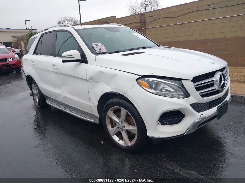 2016 MERCEDES-BENZ GLE 350 350 - 4JGDA5JB7GA669684