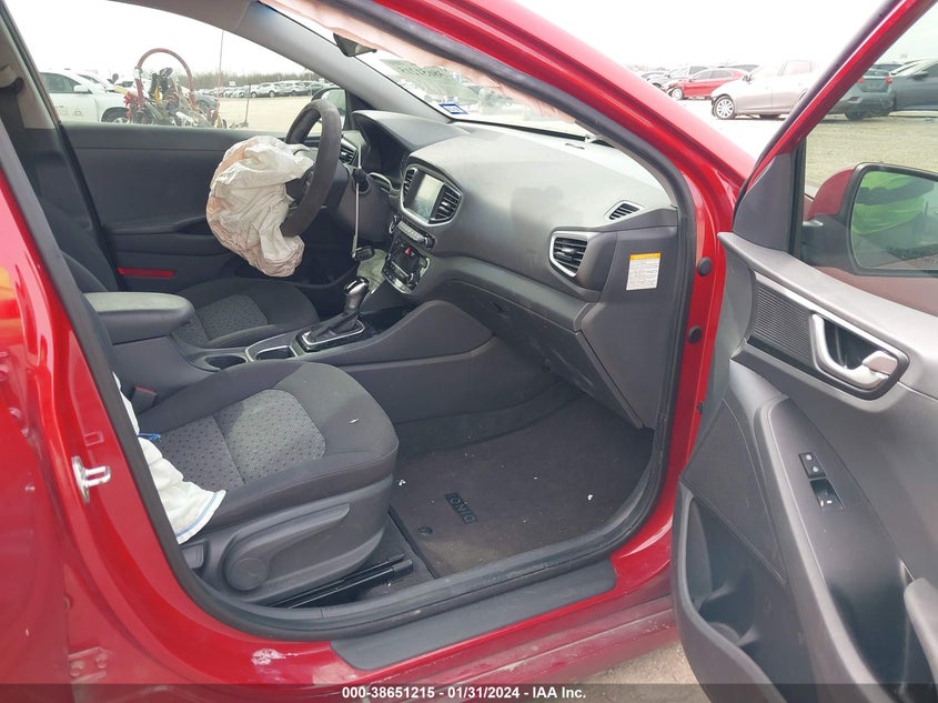 VIN KMHC65LC1KU162533 2019 HYUNDAI IONIQ HYBRID BLUE