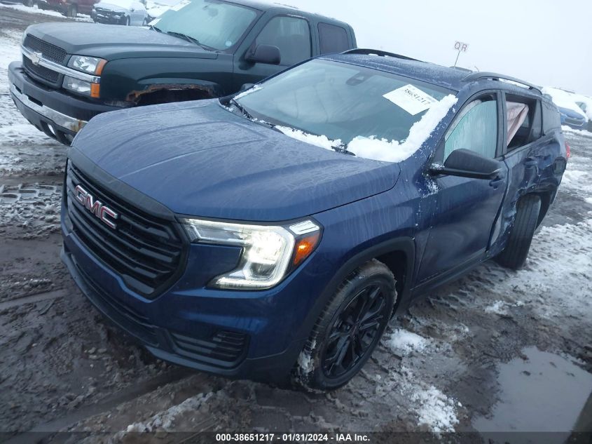 2022 GMC TERRAIN FWD SLE - 3GKALMEV1NL285295