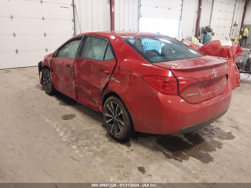 VIN 2T1BURHE4JC107349 2018 TOYOTA COROLLA L/LE/XLE/SE/XSE