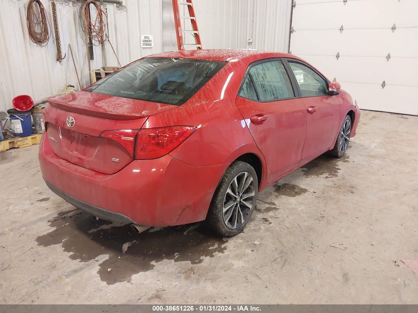 VIN 2T1BURHE4JC107349 2018 TOYOTA COROLLA L/LE/XLE/SE/XSE