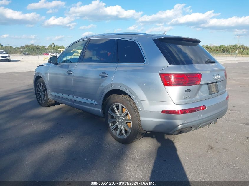 2018 AUDI Q7 3.0T PREMIUM - WA1LAAF71JD036210