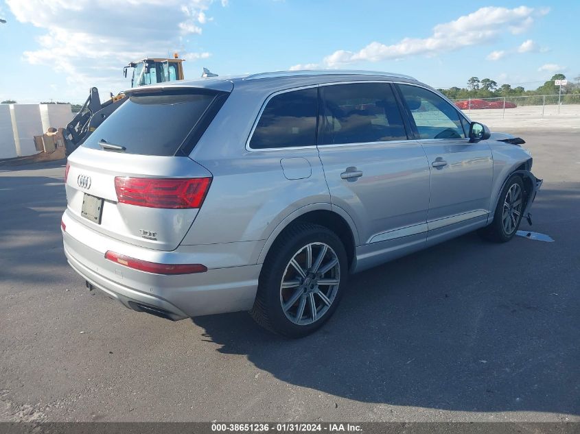 2018 AUDI Q7 3.0T PREMIUM - WA1LAAF71JD036210