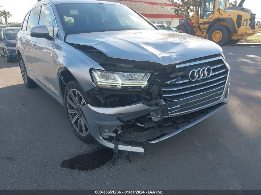 2018 AUDI Q7 3.0T PREMIUM - WA1LAAF71JD036210