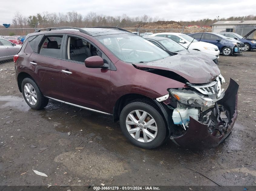 2014 NISSAN MURANO SL - JN8AZ1MW2EW532924
