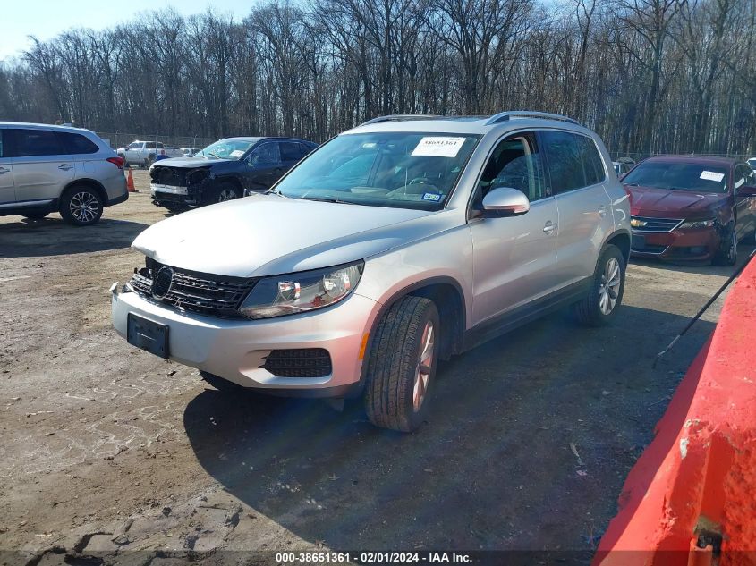 2017 VOLKSWAGEN TIGUAN WOLFSBURG - WVGSV7AX2HW509784