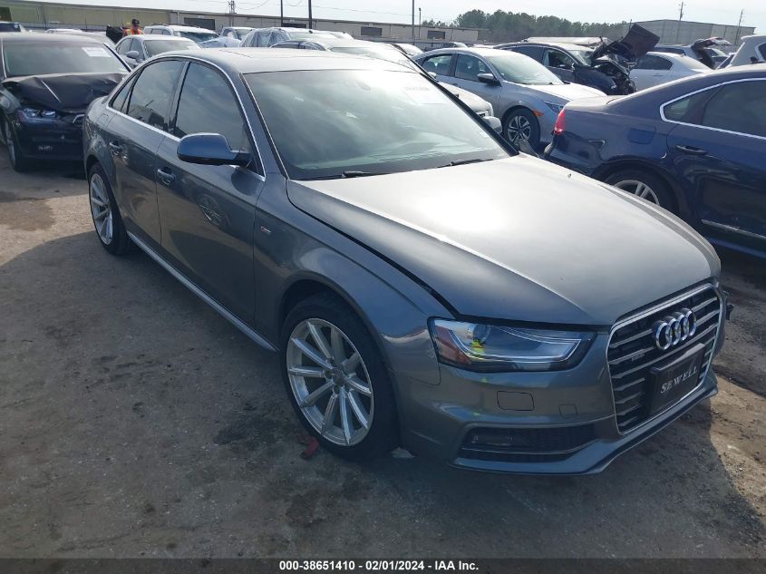 2016 AUDI A4 PREMIUM PLUS S-LINE - WAUFFAFL0GA009038