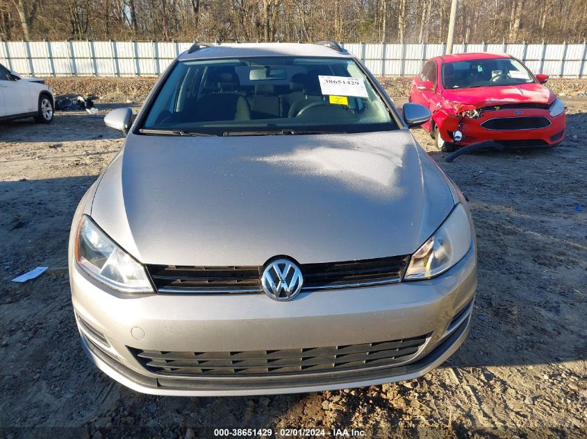 2016 VOLKSWAGEN GOLF SPORTWAGEN TSI S 4-DOOR - 3VWC17AU3GM503014