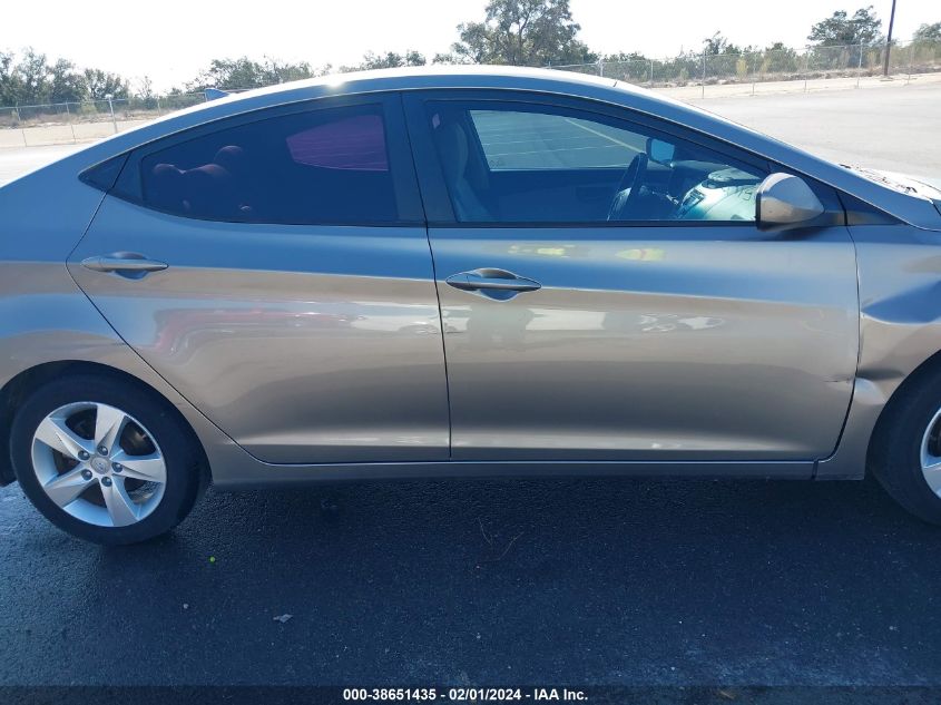 2013 HYUNDAI ELANTRA GLS - 5NPDH4AE6DH269382