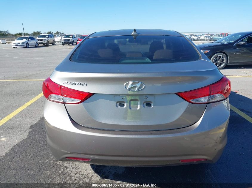2013 HYUNDAI ELANTRA GLS - 5NPDH4AE6DH269382