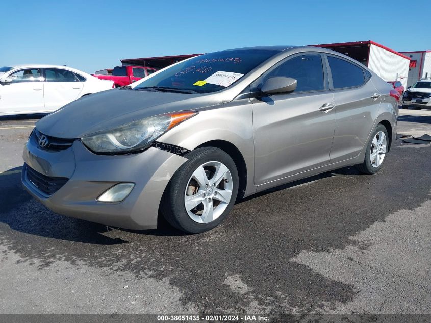 2013 HYUNDAI ELANTRA GLS - 5NPDH4AE6DH269382
