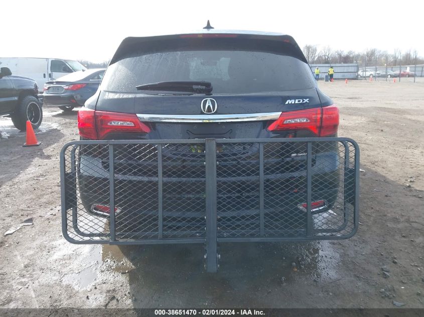2016 ACURA MDX 3.5L (A9)/W/ACURAWATCH PLUS - 5FRYD4H21GB044314