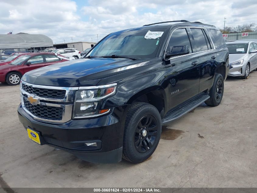 2020 CHEVROLET TAHOE 4WD LT - 1GNSKBKC1LR248352