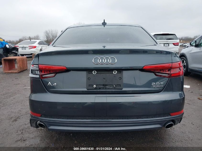 2017 AUDI A4 2.0T PREMIUM - WAUFNAF42HN037719