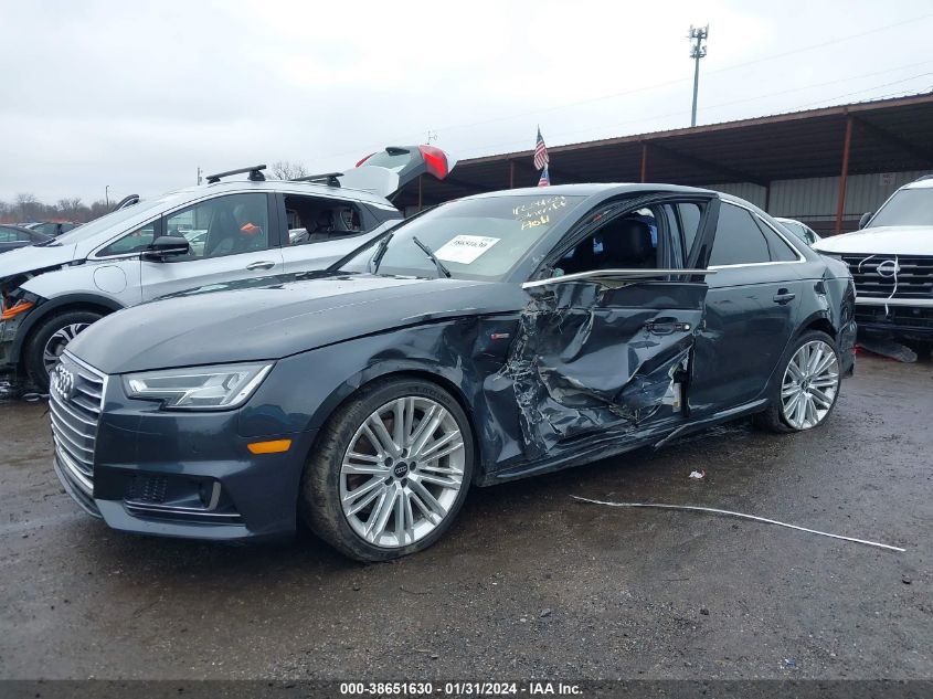 2017 AUDI A4 2.0T PREMIUM - WAUFNAF42HN037719