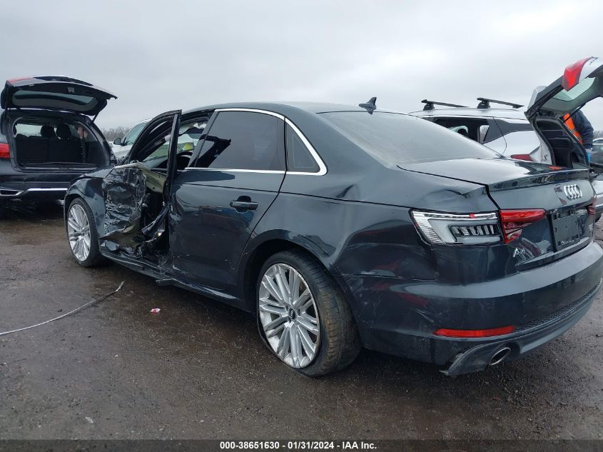 2017 AUDI A4 2.0T PREMIUM - WAUFNAF42HN037719
